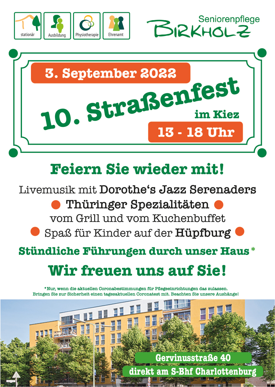 Plakat Straßenfest